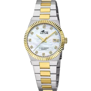 Reloj de mujer Lotus freedom con esfera blanca