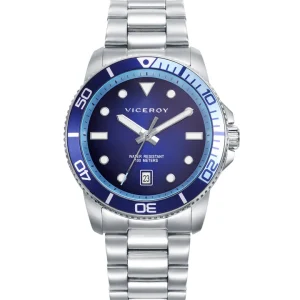 Reloj Viceroy Acero con Bisel Azul
