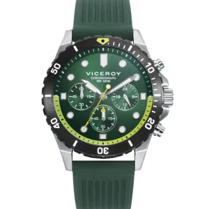 Reloj Viceroy Acero con Silicona Verde