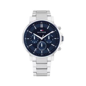 Reloj Tommy Hilfiger Tyson Hombre Plateado y Azul Multifunción