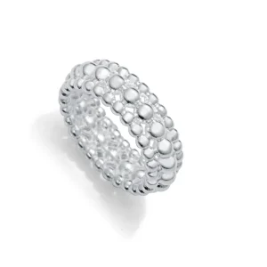 VIC Anillo de acero chapado en plata 999 colección Laura Escanes2 39 €