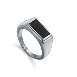 VIC Anillo de hombre acero tipo sello 29 €