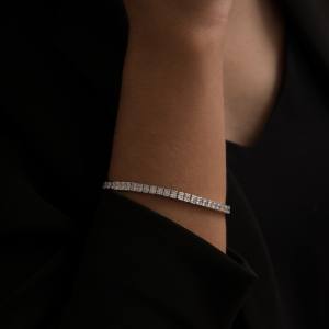 pulsera riviere de plata con circonitas talla princesa modelo 1500x1500 10100 P LB